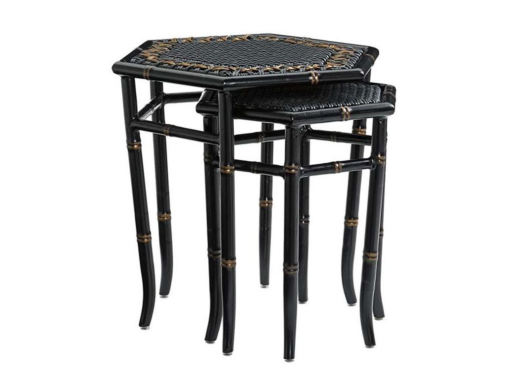 tommy bahama outdoor living marimba nesting accent tables products color misty garden woven metal table threshold marimbanesting floating cube shelves small solid wood coffee