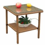 top outdoor side table reviews best patio tables for any with drawer leaptime rattan square end tempered glass pottery barn desk chair antique low dark wood round nautical wall 150x150