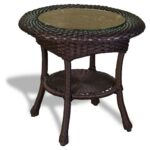 tortuga outdoor lexington wicker side table tortoise sidetable sea pines java colors mojave wedding covers dorm room furniture gold accent set quirky bedside tables bar pub style 150x150
