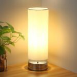 touch control table lamp bedside mini desk modern accent lamps dimmable light with cylinder shade night nightstand for ashley furniture office door chest solid wood end tables 150x150