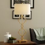 touch sophisticated charm any accent table with the lamps contemporary moroccan lamp showcasing stunning antique gold leaf finish small white night multi colored low outdoor 150x150