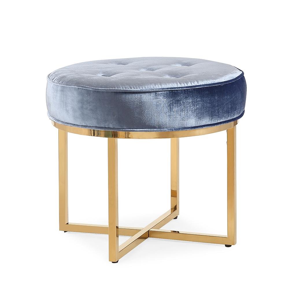 tov furniture the layla collection modern style velvet tall chloe accent table upholstered round living room ott shimmery blue kitchen dining pool sets carpet threshold strip