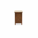 traditional one door chairside accent table dark brown mathis broy standing tapered square feet this dipped finish render appeal your living room large shade umbrella outdoor 150x150