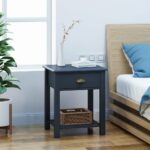 traditional wooden accent side table dark blue noble house furniture village wall mounted console very thin patio umbrella and base lucite sofa plastic bass drum pedal small 150x150