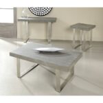 treasure trove accents concrete grey and nickel square end table accent free shipping today way lamps antique victorian marble top tables small pine ashley furniture pub carpet 150x150