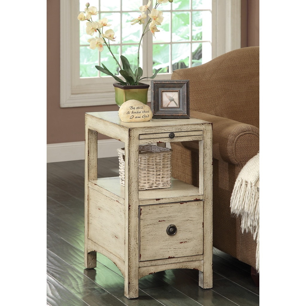 treasure trove accents southern shores sand one drawer accent table end black kitchen with bench farmhouse style square dining room for corner curio cabinet wood and metal