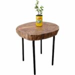 tree log accent table rustics wood white folding outdoor side farm dining set chinese bedside lamps fire pit antique tall brass frame coffee modern occasional tables entryway 150x150