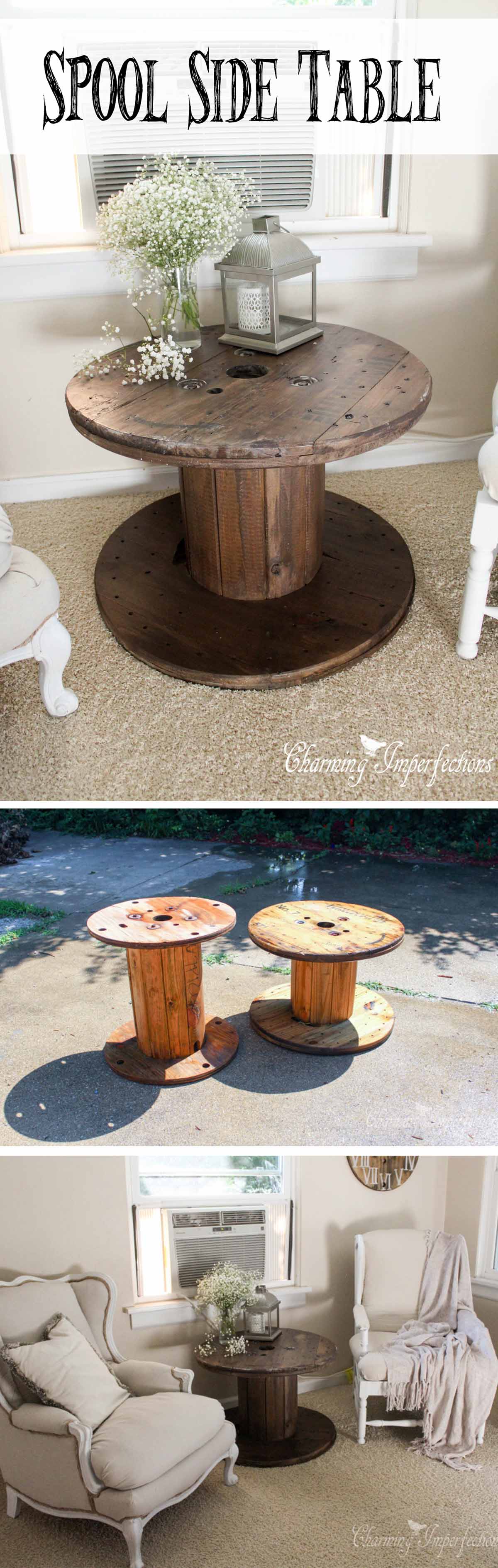 tree trunk side table the terrific farmhouse end ideas best diy coffee and designs for homebnc easy industrial wooden spool accent round with shelf dark cherry wood used furniture