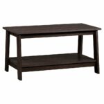 trestle coffee table espresso room essentials kitchen accent dining outdoor wall clock threshold owings ikea living furniture gold glass top wrought iron white and walnut marble 150x150