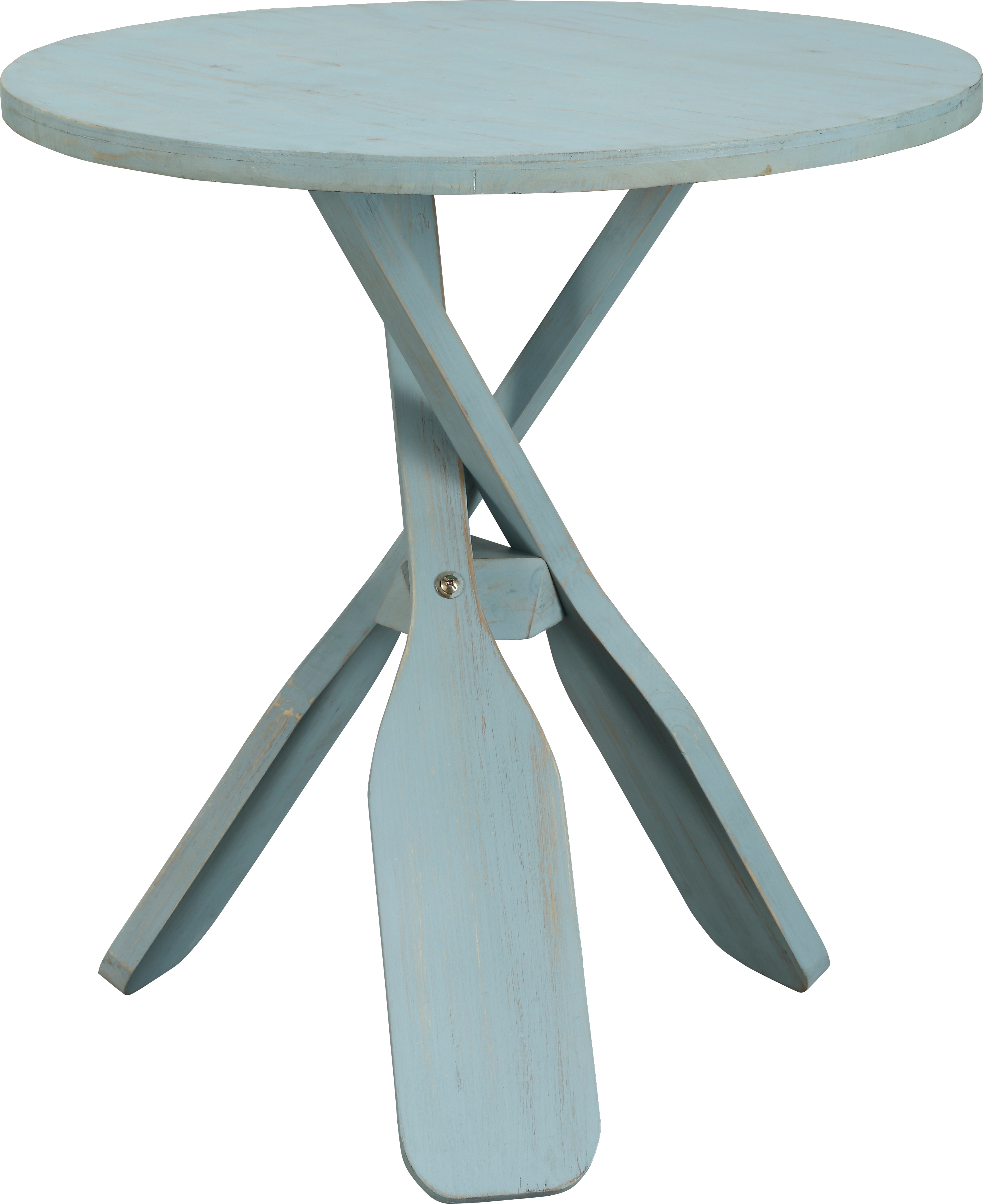 triple paddle blue accent table tables colors triplepaddle teal glass top end small mirrored nightstand turquoise sofa tread plates wooden door thresholds rustic entry big square