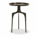 tripod base industrial accent table black mathis brothers furniture pul drum white and gold chair nesting end tables ethan allen italian coffee inch round tablecloths pine dining 150x150
