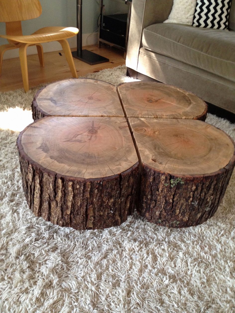 trunk coffee table and end tables cypress tree stump console wood small silver accent large size log luxury elegant patio couch set portable shade umbrella nautical nursery lamp