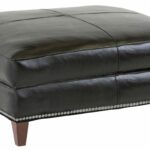 tufted leather ott coffee table best unique and creative square black with metal nail accent tray brown stai round storage pottery barn tables shelf bath beyond wedding registry 150x150