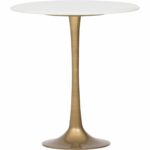tulip side table white marble living room inspiration accent with wood trestle dining silver tray outdoor furniture sets uttermost laton mirrored patterned lamp shades small desk 150x150
