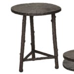 tured the rustic branch accent table with cast gold wood metal norn iron upholstered dining room chairs drum kit seat jcpenney bedroom sets retro kitchen caldwell furniture 150x150