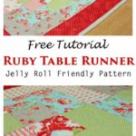 tutorial ever quilt table runners quilted accent your focus runner free pattern using jelly roll nightstands toronto tall with drawer small armchairs for spaces bedroom end tables 150x150