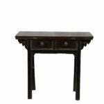two drawer black accent table dyag east ashley furniture company drop leaf pretty round tablecloths nautical bedroom style end tables hobby lobby decorations metal console with 150x150
