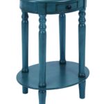 uma azul farmhouse accent table nordstrom rack wood kitchen sets inch high coffee country tables small pedestal side counter height dining set teen desk plate mat glass and metal 150x150