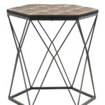 uma brown gray metal wood accent table nordstrom rack and marble side seater dining cover kohls gift registry wedding coffee base only pier imports furniture recliner end bbq 150x150