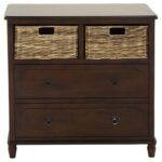uma enterprises inc accent furniture basket chest howell products color table with storage baskets furniturewood concrete top dining room bedroom curtains pottery barn black 150x150