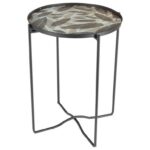 uma enterprises inc accent furniture metal glass table products color tables furnituremetal unfinished nautical wall decor small chest tall mirrored side cool patio umbrellas 150x150