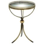 uma enterprises inc accent furniture metal mirror tray table products color furnituremetal pottery barn surveyor floor lamp gold shelves wood drum outdoor dining clearance target 150x150