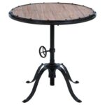 uma enterprises inc accent furniture metal wood round table products color and reading lamp little coffee pedestal end weber grill side monarch specialties set accessory tables 150x150
