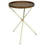 uma enterprises inc accent furniture metal wood tray table products color coffee target white lamp kitchen counter lamps indoor door mats structube short floor queen frame with 150x150