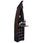 uma enterprises inc accent furniture wood boat wine cabinet products color table with rack furniturewood high end side tables ikea kids storage boxes console decor small black 150x150