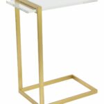 uma gold metal acrylic accent table bath clear victorian lamps white round end target kids rugs antique looking tables side for living room coffee decor and wood basic crystal 150x150