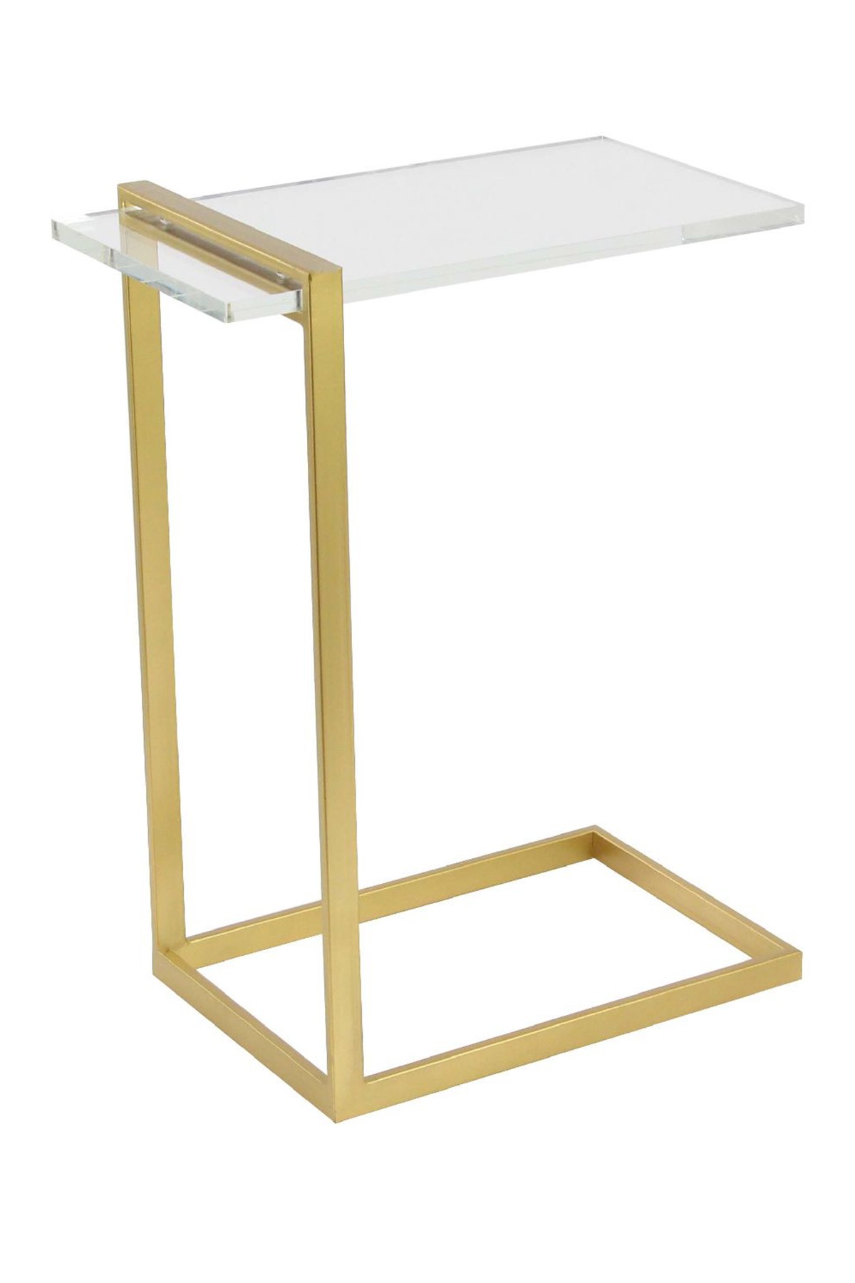 uma gold metal acrylic accent table nordstrom rack outdoor tables tier target kmart marble unfinished cabinets coffee threshold cabinet white square base only cherry dining room