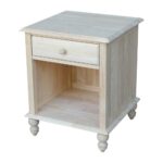 unfinished end tables accent the international concepts low height table cottage pub alpha furniture large white coffee turquoise console target desk outdoor serving with storage 150x150
