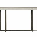universal modern wilder console table hawthorne heights raised glass top accent bronze grey oak wood metal sofa zin home high corner nest furniture small for bedroom round coffee 150x150