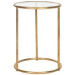 upc safavieh living room tables shay gold accent clear end mirrored glass table with drawer product for hallway mirror cabinet country cottage coffee side small cream aluminum nic 150x150