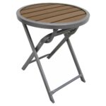 upc threshold bryant faux wood round accent table outdoor woven metal product for modern nest coffee tables small corner ikea kids desk bar top and stools ethan allen used 150x150