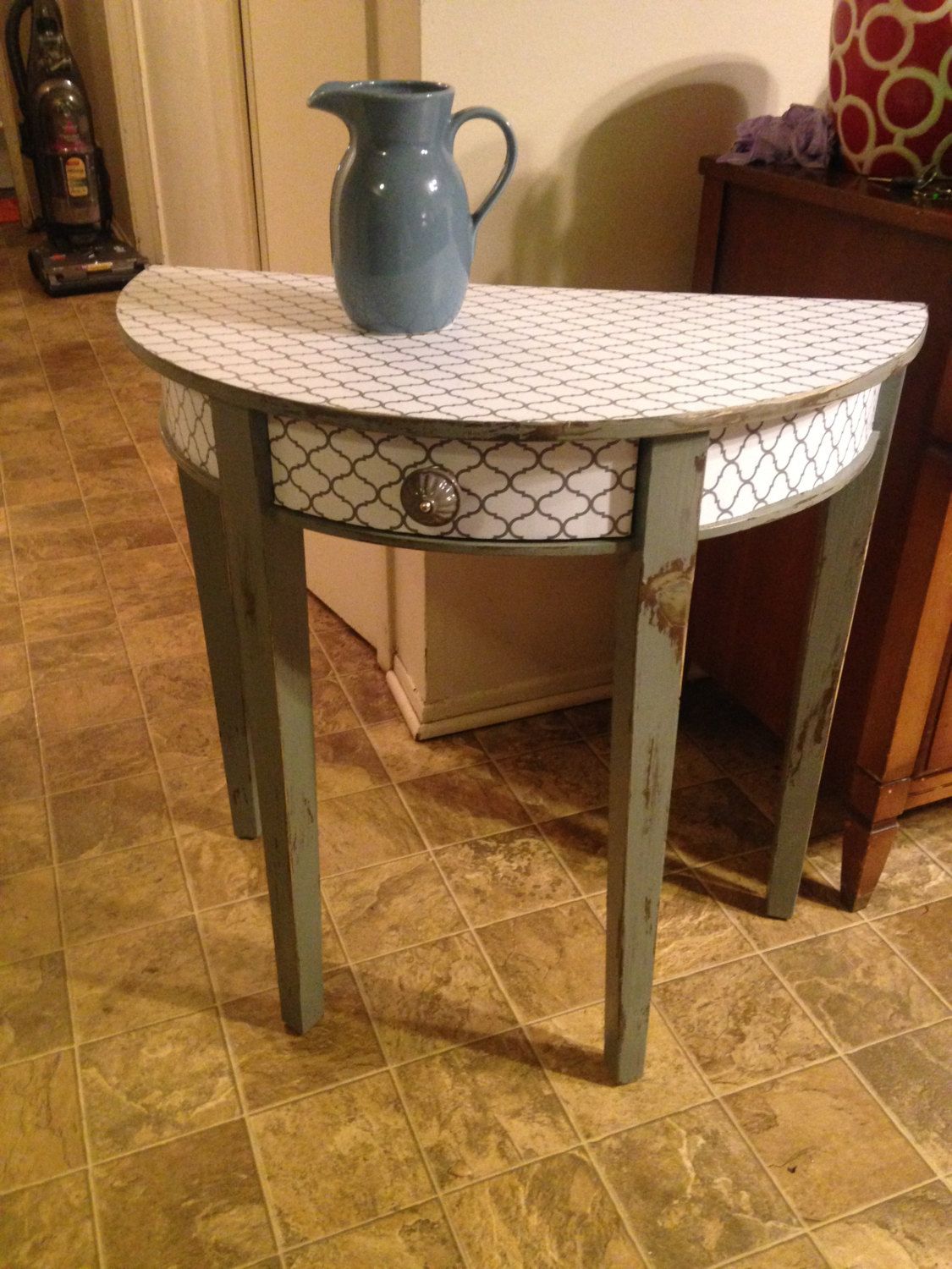 upcycled shabby chic accent table thriftedcharacter etsy console with sliding barn doors round dining pier one bean bag decoration ideas blue outdoor side end storage bin college