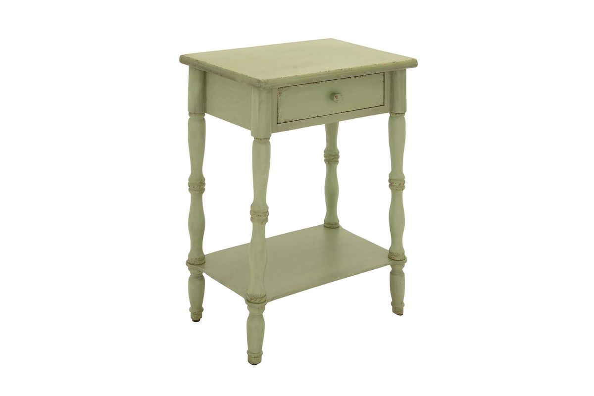 updated traditional square accent table avocado green metal from gardner white furniture ethan allen windsor chairs ikea box shelves solid wood corner trestle dining clear and