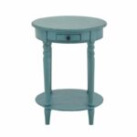 updated traditional wood oval accent table antique blue from gardner white furniture small square patio wire side target coastal themed lamps west elm outdoor metal the living 150x150