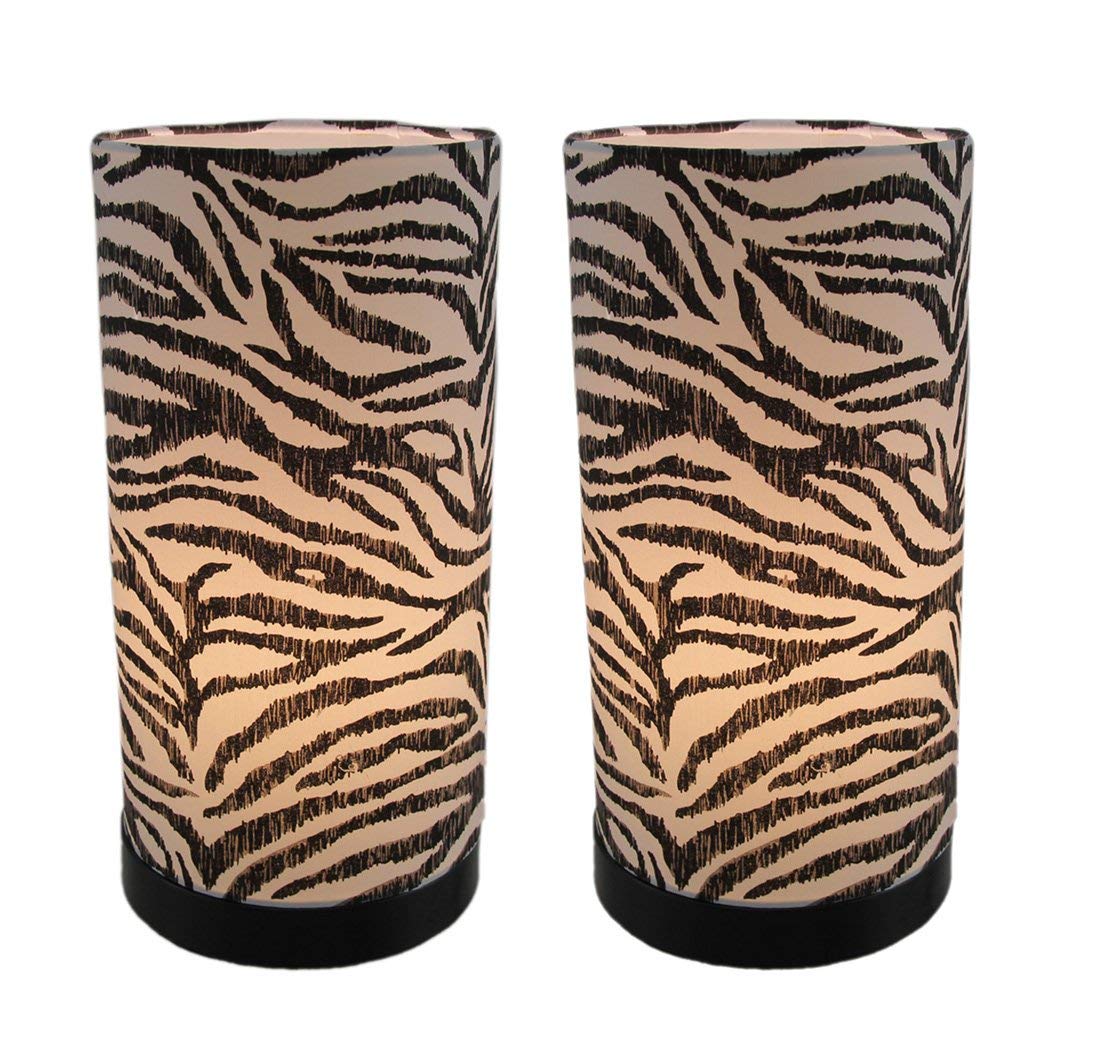 uplight table lamps find line accent get quotations plastic set two zebra print fabric inches tall dining decoration accessories marble top tiny bedside pine cabinets solid cherry