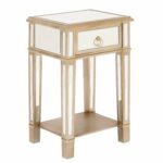 urban designs imported christie wooden mirror side mirage mirrored accent table nightstand with drawer door console cabinet white bedroom inch round tablecloth art deco armchair 150x150