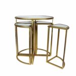 urban designs round gold mirror accent table home kitchen metal dining sets white mirrored chair and set tier target skinny wine rack unfinished cabinets chairs with folding sides 150x150