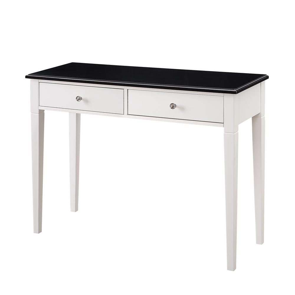 urban style living regency white console table the polar and glossy black tables room essentials accent instructions outside storage box mirrored lingerie chest patio furniture