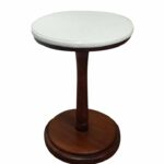 urnporium terrazzo marble top with mahogany base plant accent table stand pedestal side telephone target patio metal coffee set centerpiece ideas for home concealment furniture 150x150