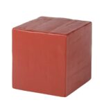 usa made navajo red cube accent stool side table ott main marble desk distressed metal vintage oriental lamps patio umbrella base teak garden furniture set modern nic grill 150x150