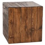 usa made rustic walnut cube stool table rwlt joseph main wood accent ott side hexagon end rain drum battery powered lamps furniture tucson floating console mahogany dining chairs 150x150