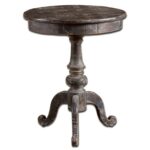 uttermost accent furniture cadey round pedestal side table products color laton mirrored furniturecadey pier one calgary black marble dining room tablecloth for small chest 150x150