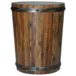 uttermost accent furniture ceylon wine barrel table products color cylinder drum furnitureceylon oak lamp weatherproof outdoor asian porcelain lamps home marble top console black 150x150