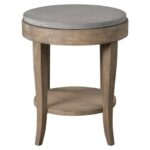 uttermost accent furniture deka round table miskelly products color jinan furnituredeka door cabinet oval side with drawer high dining set decoration ideas best placemats for wood 150x150