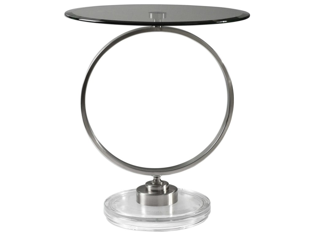 uttermost accent furniture dixon brushed nickel table products color martel furnituredixon monarch hall console gallerie oval marble top dining pottery barn glass coffee skinny