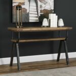 uttermost accent furniture domini industrial console table becker products color asher blue lamp sets clearance narrow entryway cabinet tablecloths and napkins metal dining room 150x150